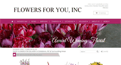 Desktop Screenshot of flowersforyouinc.com